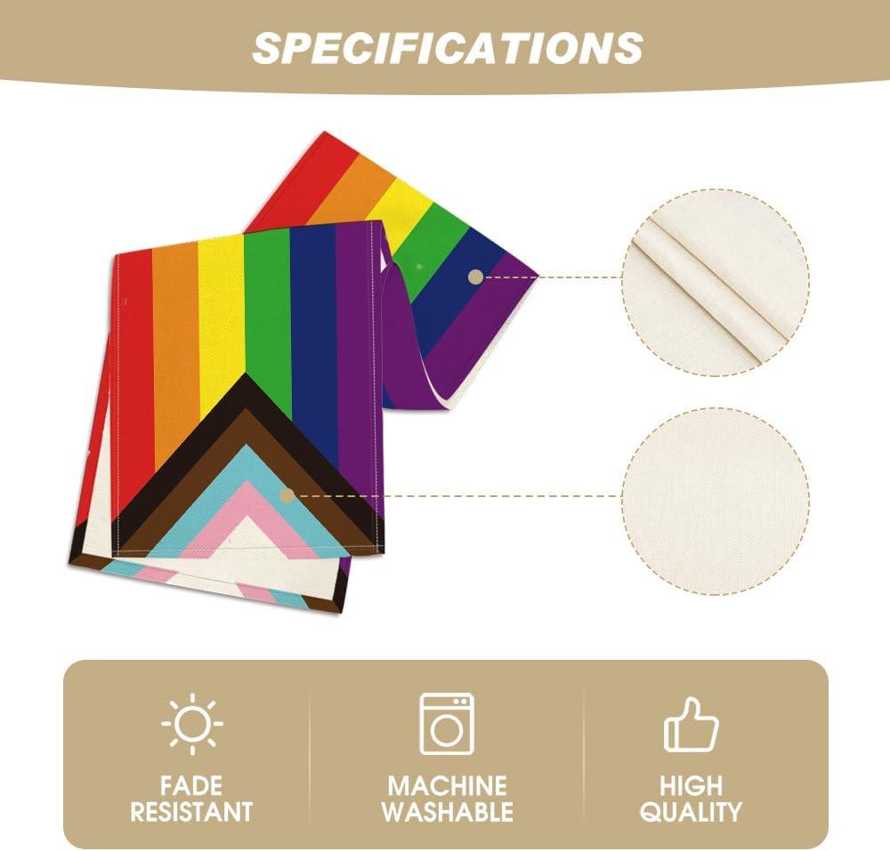 imageArtoid Mode LGBT Pride Heart Table Runner Gay Lesbian Pansexual Holiday Kitchen Dining Table Decoration for Home Party Decor 13 x 72 InchMulti Color