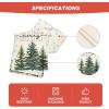 Artoid Mode Beige Pine Tree Snowflake Merry Christmas Table Runner, Seasonal Winter Xmas Holiday Kitchen Dining Table Decoration for Home Party Decor 13 x 72 Inch(Beige)