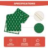 Artoid Mode Beige Xmas Tree Christmas Table Runner, Seasonal Winter Kitchen Dining Table Decoration for Home Party Decor 13×72 Inch(Green)