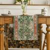 Artoid Mode Boho Bohemia Style Red Table Runner, Country Rustic Farmhouse Magical Fall Kitchen Dining Table Decoration for Home Party Decor 13×72 Inch(Green)