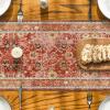 Artoid Mode Boho Bohemia Style Red Table Runner, Country Rustic Farmhouse Magical Fall Kitchen Dining Table Decoration for Home Party Decor 13×72 Inch(Orange)