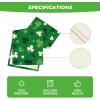 Artoid Mode Green Shamrock St. Patrick’s Day Table Runner, Seasonal Spring Kitchen Dining Table Decoration for Home Party Decor 13×72 Inch(Green)