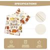 Artoid Mode Happy Thanks Giving Pumpkin Maple Leaves Thanksgiving Table Runner, Autumn Fall Kitchen Dining Table Decoration for Home Party Decor 13×72 Inch