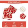 Artoid Mode Navy Blue Snowflakes Christmas Table Runner, Seasonal Winter Holiday Kitchen Dining Table Decoration for Home Party Decor 13×72 Inch(Red)