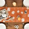 Artoid Mode Pumpkins Give Thanks Turkey Thanksgiving Table Runner, Pumpkin Pie Fall Kitchen Dining Table Decoration for Home Party Decor 13×72 Inch