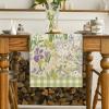 Artoid Mode Rabbits Ducks Floral Leaves Easter Table Runner, Seasonal Spring Kitchen Dining Table Decoration for Home Party Decor 13×72 Inch(Beige)