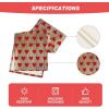 Artoid Mode Red Love Heart Valentine’s Day Table Runner, Seasonal Anniversary Kitchen Dining Table Decoration for Indoor Home Party 13×72 Inch(Wood)