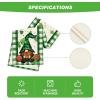 Artoid Mode Shamrock Lucky Buffalo Plaid Gnomes St. Patrick’s Day Table Runner, Kitchen Dining Table Decor for Outdoor Home Party Decor 13 x 72 Inch(White/Green)