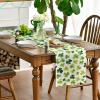 Artoid Mode Shamrock St. Patrick’s Day Table Runner, Seasonal Spring Lucky Kitchen Dining Table Decoration for Home Party Decor 13 x 72 Inch(Green)