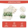Artoid Mode Xmas Trees Snowflakes Gifts Christmas Table Runner, Seasonal Kitchen Dining Table Decoration for Outdoor Home Party 13×72 Inch(Green)