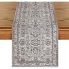Artoid Mode Boho Bohemia Style Red Table Runner, Country Rustic Farmhouse Magical Fall Kitchen Dining Table Decoration for Home Party Decor 13×72 Inch(Silver)