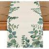 Artoid Mode Eucalyptus Leaves Table Runner, Seasonal Spring Summer Green Plants Holiday Kitchen Dining Table Decoration for Home Party Decor 13 x 72 Inch(Green)