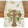 Artoid Mode He is Risen Easter Table Runner, Spring Summer Seasonal Holiday Kitchen Dining Table Decoration for Indoor Outdoor Home Party Decor 13 x 72 Inch(Off White)