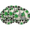 Artoid Mode Beige Lucky Shamrock Gnome Round St. Patrick’s Day Placemats Set of 4, 15 Inch Spring Round Table Mats for Dining Decoration(Beige)