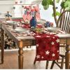 Artoid Mode Beige Stars Patriotic 4th of July Placemats Set of 4, 12×18 Inch Memorial Day Table Mats for Party Kitchen Dining Decoration(Beige)