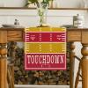 Artoid Mode Blue Yellow Touch Down American Football Court Table Runner, Rugby Boy Fall Birthday Party Kitchen Dining Table Decoration for Home Decor 13×72 Inch(Red/Yellow)
