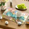 Artoid Mode Buffalo Plaid Carrot Egg Truck Daisy Happy Easter Placemats Set of 4, 12×18 Inch Seasonal Table Mats for Party Kitchen Dining Decoration(Pink)