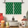Artoid Mode Dark Green Xmas Trees Christmas Kitchen Towels Dish Towels, 18×26 Inch Holiday Farmhouse Winter Decoration Cleaning Set of 2(Dark Green)