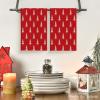 Artoid Mode Dark Green Xmas Trees Christmas Kitchen Towels Dish Towels, 18×26 Inch Holiday Farmhouse Winter Decoration Cleaning Set of 2(Red)
