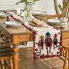 Artoid Mode Horse Race Run for The Roses Kentucky Table Runner, Sports Festival Kitchen Dining Table Decoration for Home Party Decor 13×72 Inch(Red)