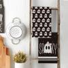 Artoid Mode Orange Ghost Spooky Halloween Kitchen Towels Dish Towels, 18×26 Inch Bow Knot Decoration Hand Towels Set of 2(Black)