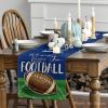 Artoid Mode Ready for Some Football Fall Table Runner, Seasonal Rugby Sport Kitchen Dining Table Decoration for Home Party Decor 13×72 Inch