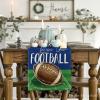 Artoid Mode Ready for Some Football Fall Table Runner, Seasonal Rugby Sport Kitchen Dining Table Decoration for Home Party Decor 13×72 Inch