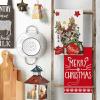 Artoid Mode Red Cat Merry Christmas Kitchen Towels Dish Towels, 18×26 Inch Star Xmas Ball Believe Daily Winter Decoration Hand Towels Set of 2