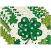 Artoid Mode Dot Shamrock Luck of The Irish St. Patrick’s Day Placemats Set of 4, 12×18 Inch Spring Table Mats for Party Kitchen Dining Decoration(Beige)