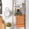 Artoid Mode Blessed Grateful Pumpkin Turkey Thanksgiving Kitchen Towels Dish Towels, 18×26 Inch Farmhouse Holiday Decoration Cleaning Set of 2