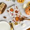 Artoid Mode Leaves Pumpkin Pinecone Thanksgiving Kitchen Towels Dish Towels, 18×26 Inch Farmhouse Holiday Decoration Cleaning Set of 2