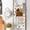 Artoid Mode Pumpkin Gobble Turkey Thanksgiving Kitchen Towels Dish Towels, 18×26 Inch Farmhouse Holiday Thankful Decoration Cleaning Set of 4