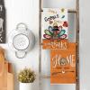 Artoid Mode Turkey Gobble Thanksgiving Kitchen Towels Dish Towels, 18×26 Inch Fall Greatful Truck Pumpkin Decoration Hand Towels Set of 4
