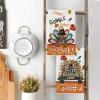Artoid Mode Turkey Gobble Thanksgiving Kitchen Towels Dish Towels, 18×26 Inch Greatful Fall Truck Pumpkin Decoration Hand Towels Set of 2