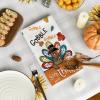 Artoid Mode Turkey Gobble Thanksgiving Kitchen Towels Dish Towels, 18×26 Inch Greatful Fall Truck Pumpkin Decoration Hand Towels Set of 2