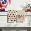 Artoid Mode America Stars Home Patriotic 4th of July Kitchen Towels Dish Towels, 18×26 Inch Memorial Day Decoration Hand Towels Set of 2