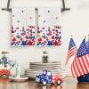 Artoid Mode Blue Red Stars America Patriotic 4th of July Kitchen Towels Dish Towels, 18×26 Inch Farmhouse Memorial Day Decoration Hand Towels Set of 2