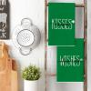Artoid Mode Buffalo Plaid Kisses Wishes Shamrock St Patrick’s Day Kitchen Towels Dish Towels, 18×26 Inch Seasonal Eucalyptus Leaves Decor Hand Towels Set of 4(Green)