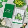 Artoid Mode Buffalo Plaid Kisses Wishes Shamrock St Patrick’s Day Kitchen Towels Dish Towels, 18×26 Inch Seasonal Eucalyptus Leaves Decor Hand Towels Set of 4(Green)