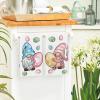 Artoid Mode Colorful Eggs Gnome Easter Kitchen Towels Dish Towels, 18×26 Inch Seasonal Spring Decoration Hand Towels Set of 2