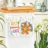 Artoid Mode Dots Popsicles Flowers Hello Sunshine Summer Kitchen Towels Dish Towels, 18×26 Inch Farmhouse Ice Cream Decoration Hand Towels Set of 4