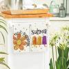 Artoid Mode Dots Popsicles Flowers Summer Kitchen Towels Dish Towels, 18×26 Inch Farmhouse Hello Sunshine Decoration Hand Towels Set of 2