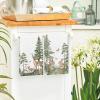 Artoid Mode Elk Bunny Tree Flowers Spring Kitchen Towels Dish Towels, 18×26 Inch Farmhouse Butterfly Decoration Hand Towels Set of 2