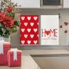 Artoid Mode Heart Love Home Sweet Home Valentine’s Kitchen Towels Dish Towels, 18×26 Inch Anniversary Wedding Decoration Hand Towels Set of 2