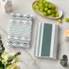 Artoid Mode Pink Stripes Home Sweet Home Boho Kitchen Towels Dish Towels, 18×26 Inch Wedding Decoration Hand Towels Set of 4(Green/Grey)