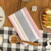 Artoid Mode Pink Stripes Home Sweet Home Boho Kitchen Towels Dish Towels, 18×26 Inch Wedding Decoration Hand Towels Set of 4(Pink)