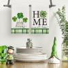 Artoid Mode Shamrock Bottle Home St. Patrick’s Day Kitchen Towels Dish Towels, 18×26 Inch Seasonal Decoration Hand Towels Set of 2