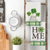 Artoid Mode Shamrock Bottle Home St. Patrick’s Day Kitchen Towels Dish Towels, 18×26 Inch Seasonal Decoration Hand Towels Set of 2