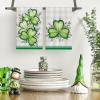Artoid Mode Shamrock Eucalyptus St. Patrick’s Day Kitchen Towels Dish Towels, 18×26 Inch Seasonal Buffalo Plaid Decoration Hand Towels Set of 2