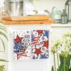 Artoid Mode Stars Bow America Patriotic 4th of July Kitchen Towels Dish Towels, 18×26 Inch God Bless Memorial Day Decoration Hand Towels Set of 2